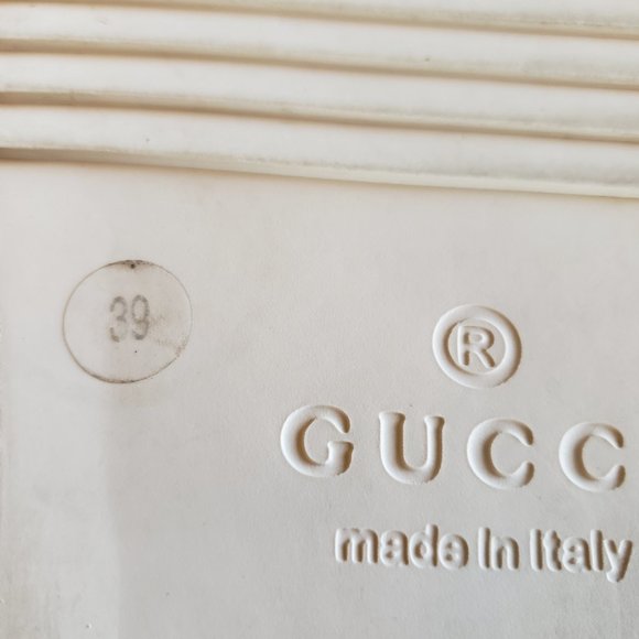 GUCCI Women's Sandal With Mini Double G In White Size: 7 - Picture 9 of 11